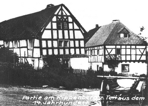 Haus Muuße, Postkarte 1935, Repro DGKV