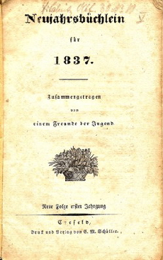 Neujahrsbüchlein 1837