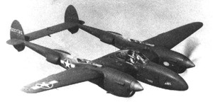 Der Jagdbomber P 38 Lightning (Bild : Archiv Axel Paul)