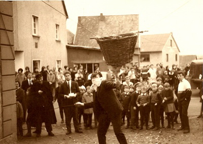 1967 Hahnenköppen an "Krämesch Eck,"  Foto Johann Vossen